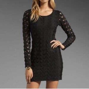Free People "Wild Thing" Crochet Bodycon Mini Dress, Small (no tag), great cond.